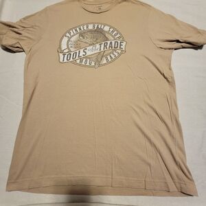 Spinner Bait Shop "Tools of the Trade" Short Sleeve Tee - Beige XL